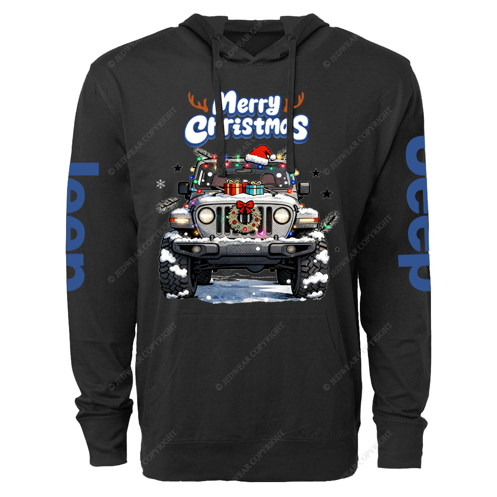 Merry Christmas Jp Oversized Lightweight Hoodie   