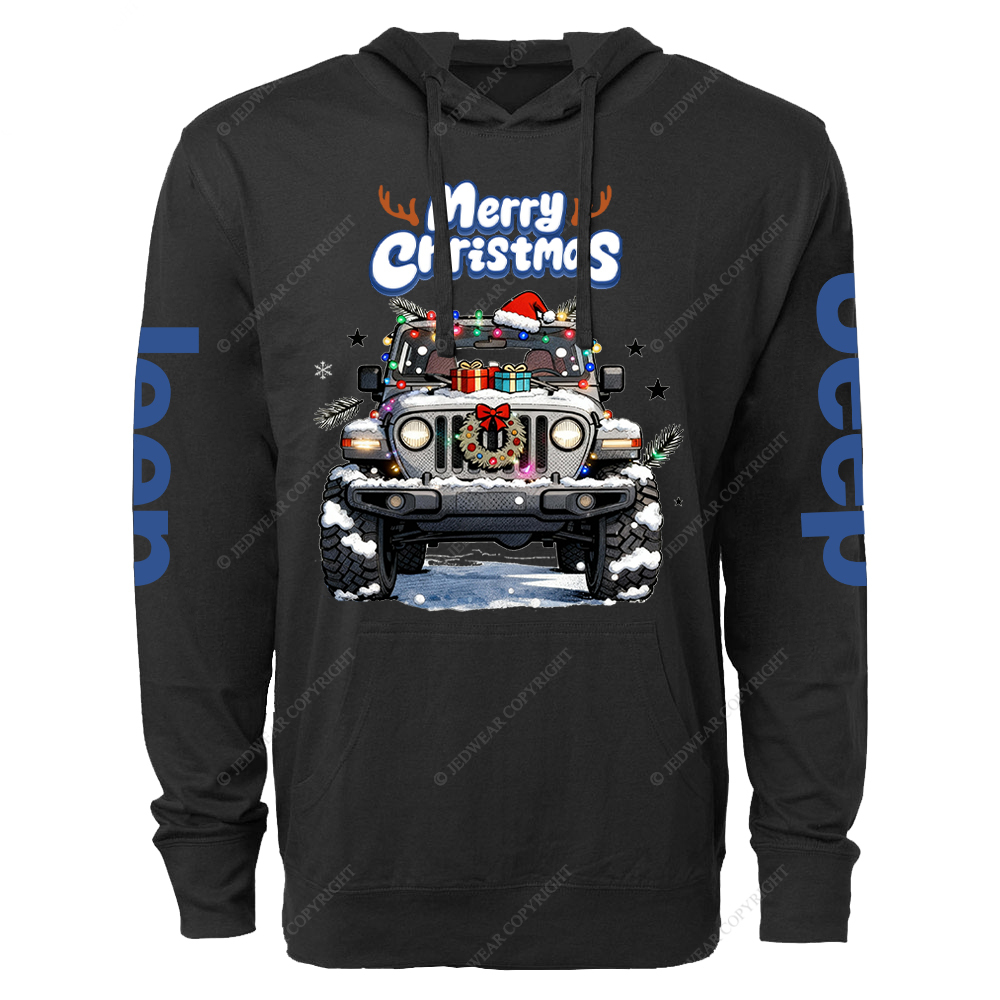 Merry Christmas Jp Oversized Lightweight Hoodie   
