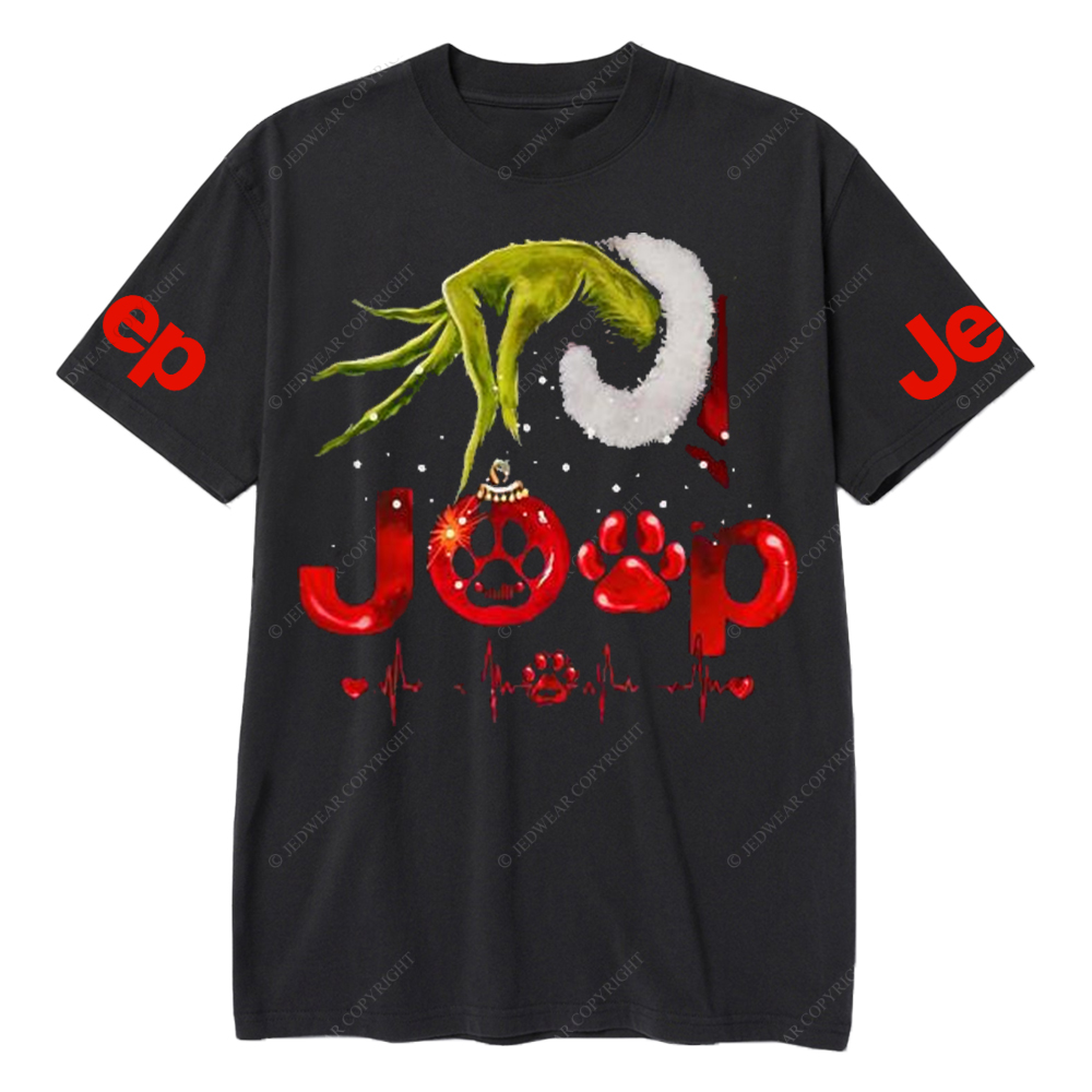 Hand Holding And Dogs Merry Christmas Jp T-Shirt