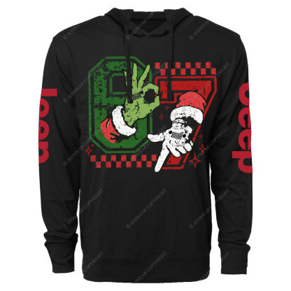 Funny Six Seven Jpmas Oversized Lightweight Hoodie
