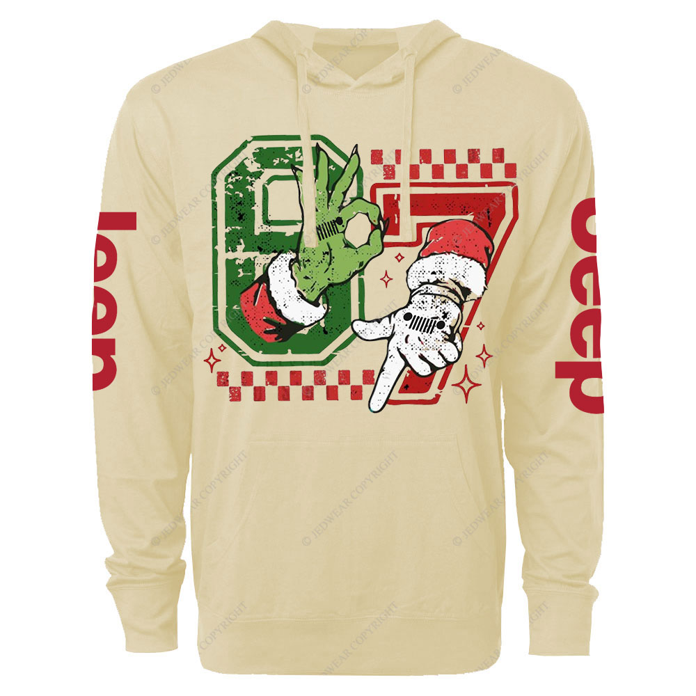 Funny Six Seven Jpmas Oversized Lightweight Hoodie