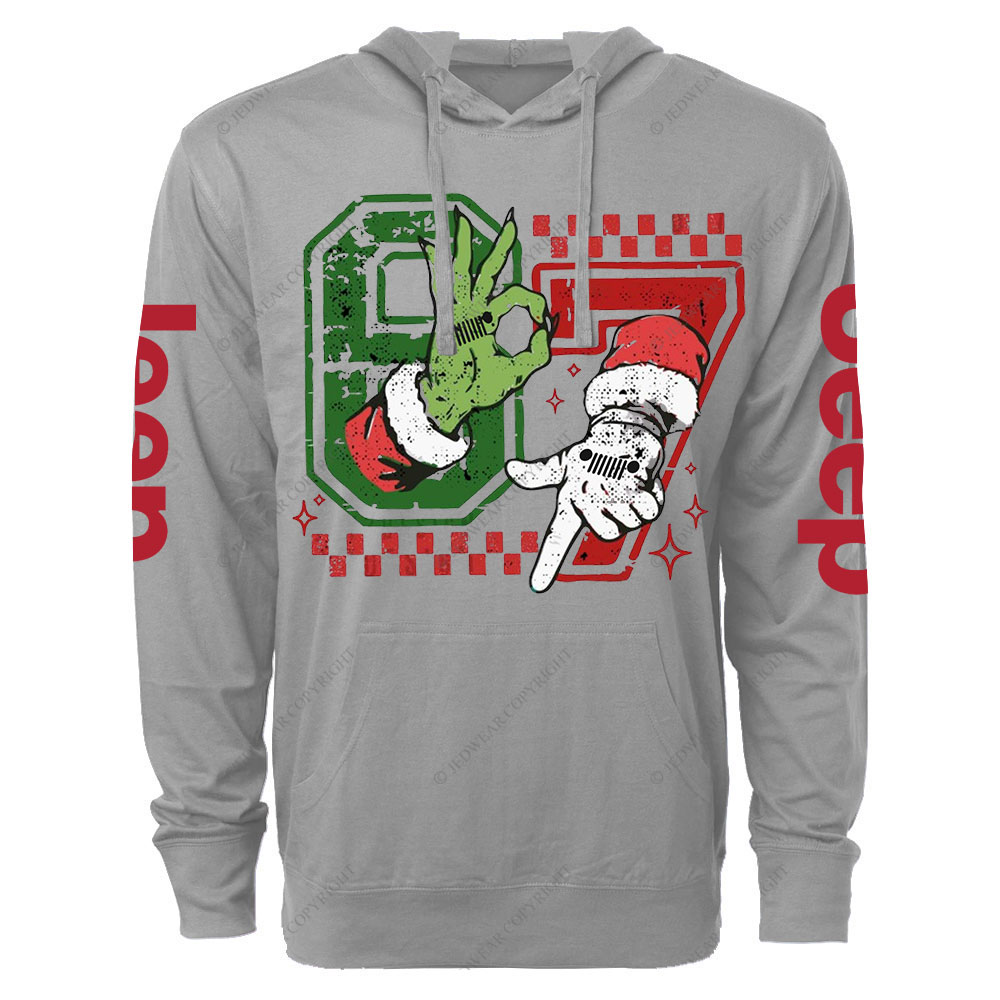 Funny Six Seven Jpmas Oversized Lightweight Hoodie