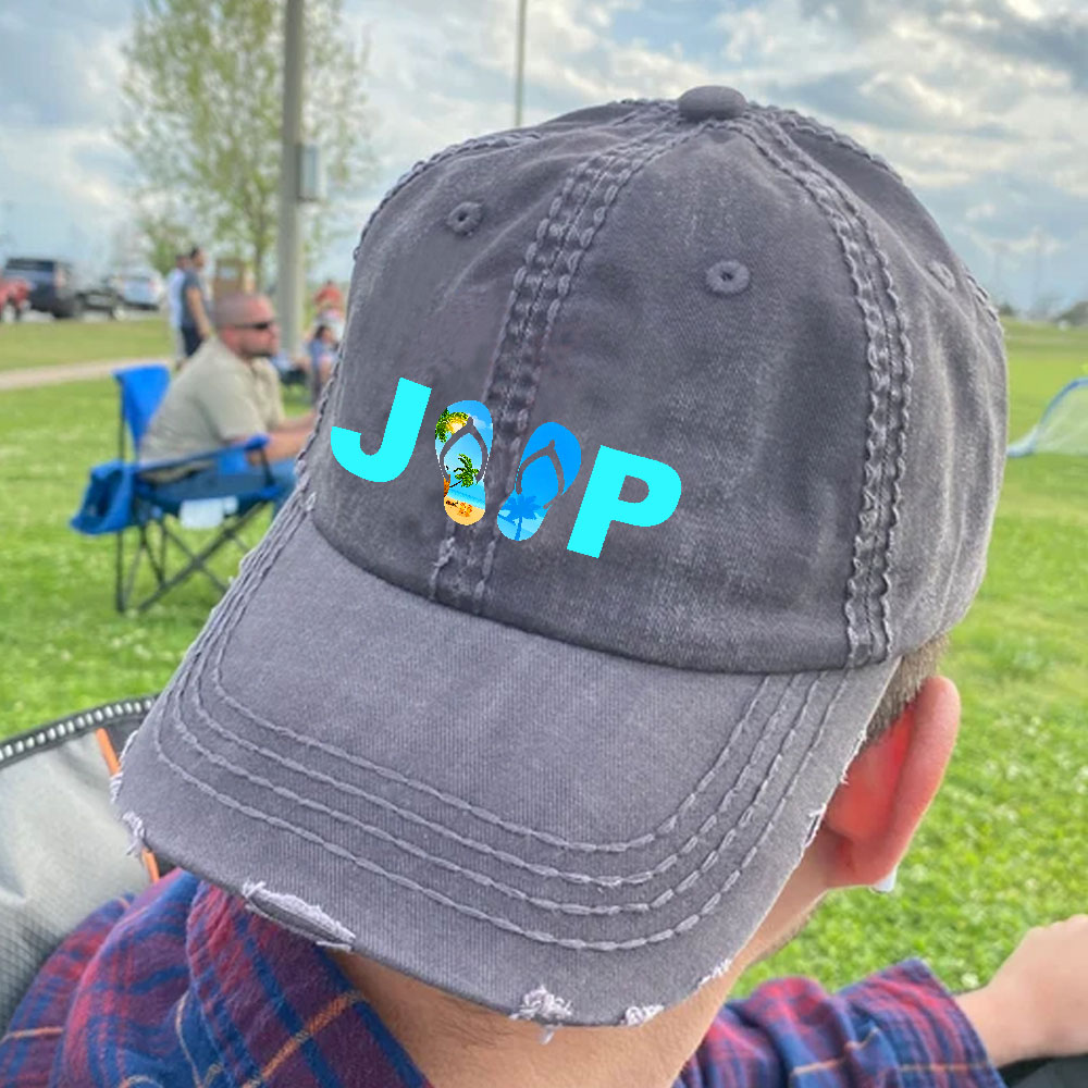 Sea Flip Flops Jp Baseball Cap