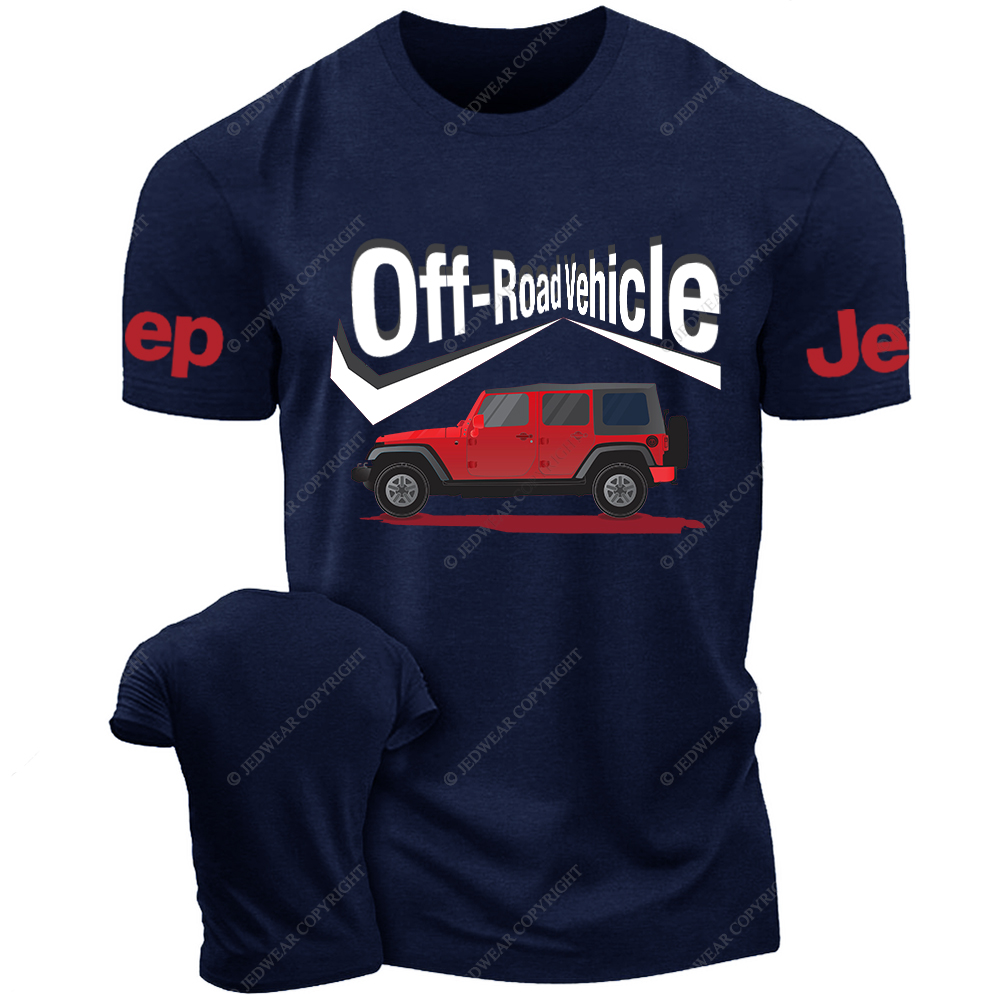 Off-Road Adventure Red Vehicle Jp T-Shirt