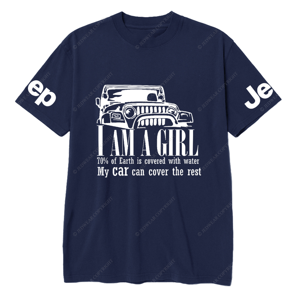 I Am A Girl I Loves My Car Jp T-Shirt