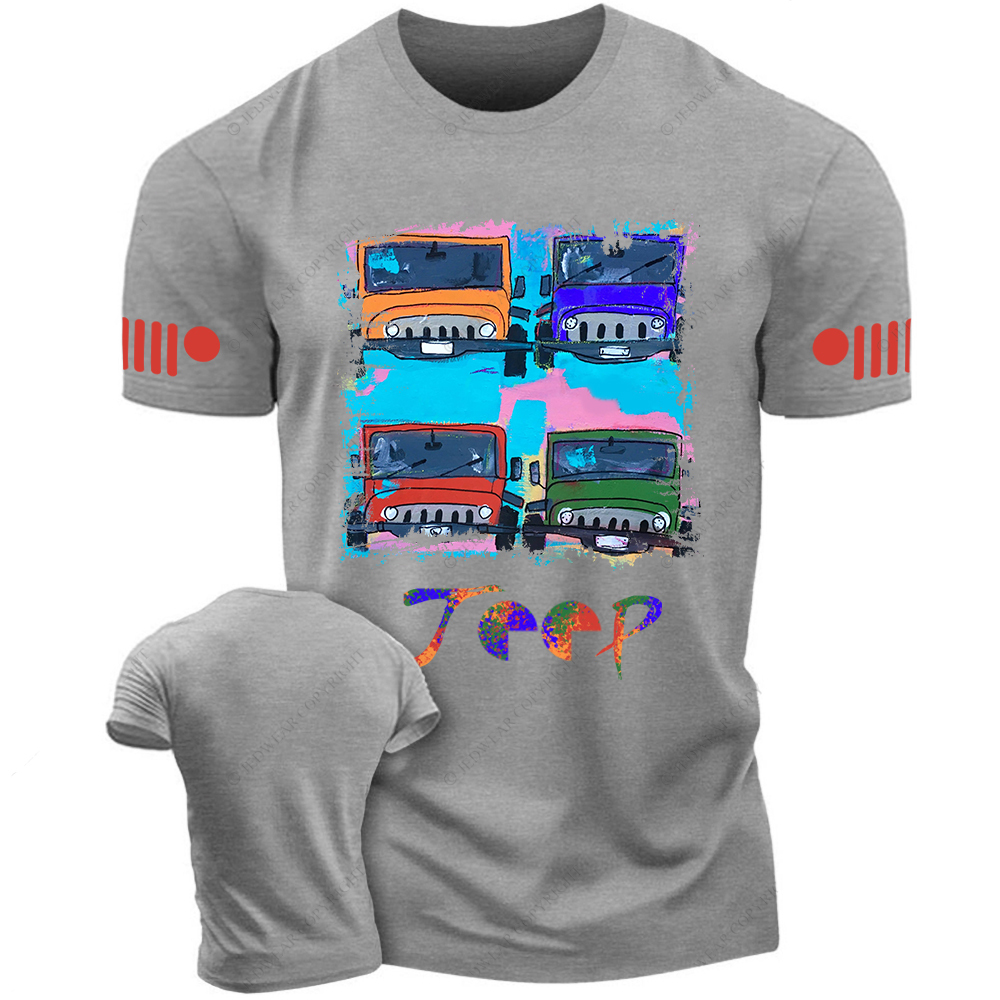 Off-Road Vehicle Colorful Painting Jp T-Shirt