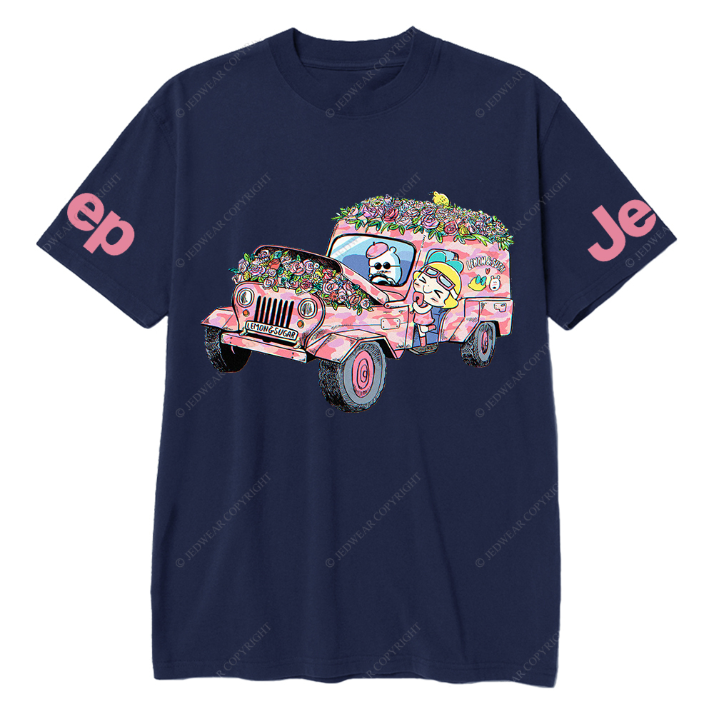 Lemon Sugar Cartoon Flower Funny Jp T-Shirt