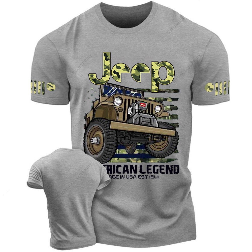 willys Four Wheel Drive CJ7 Wrangler Rubicon Army  Jp T-Shirt