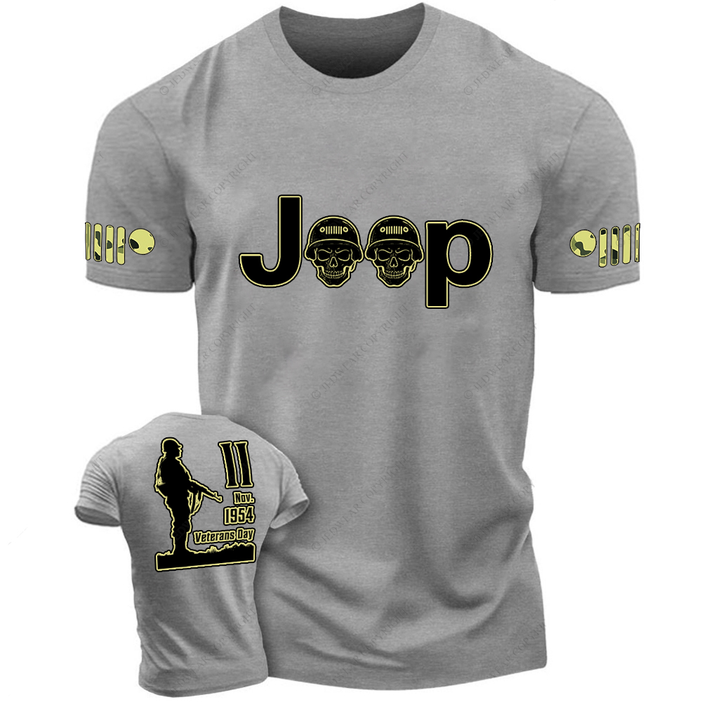 Retro Military Soldiers 1954 November 11 Veterans Day Jp T-Shirt