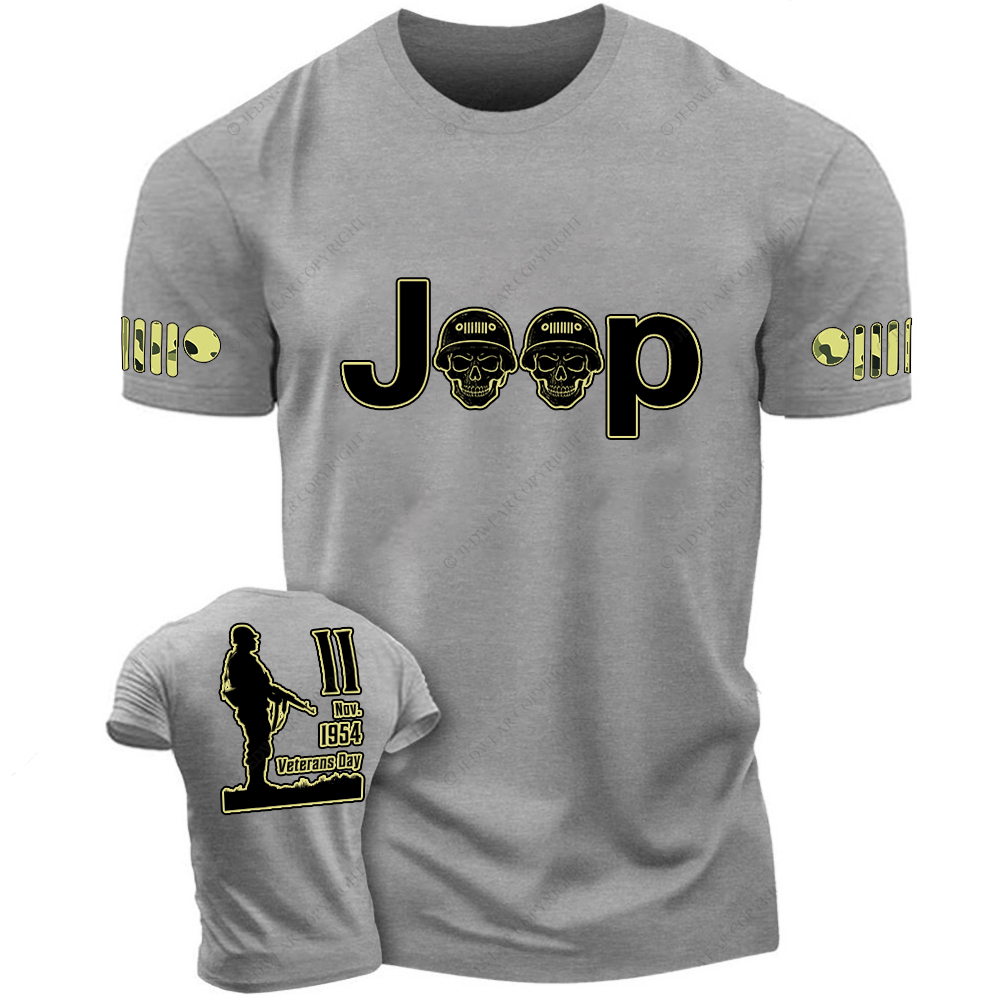Retro Military Soldiers 1954 November 11 Veterans Day Jp T-Shirt