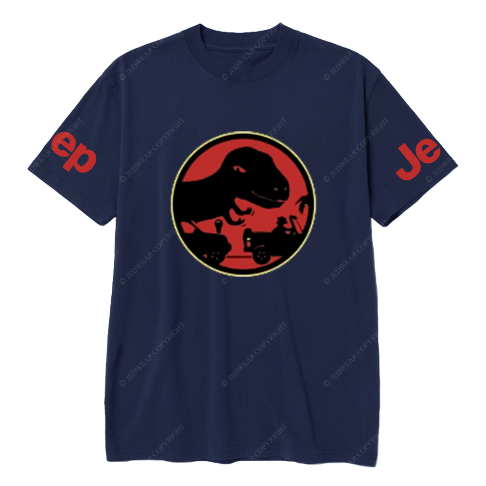 Dinosaur Behind The Car JP T-Shirt
