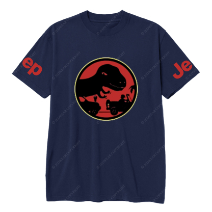 Dinosaur Behind The Car JP T-Shirt