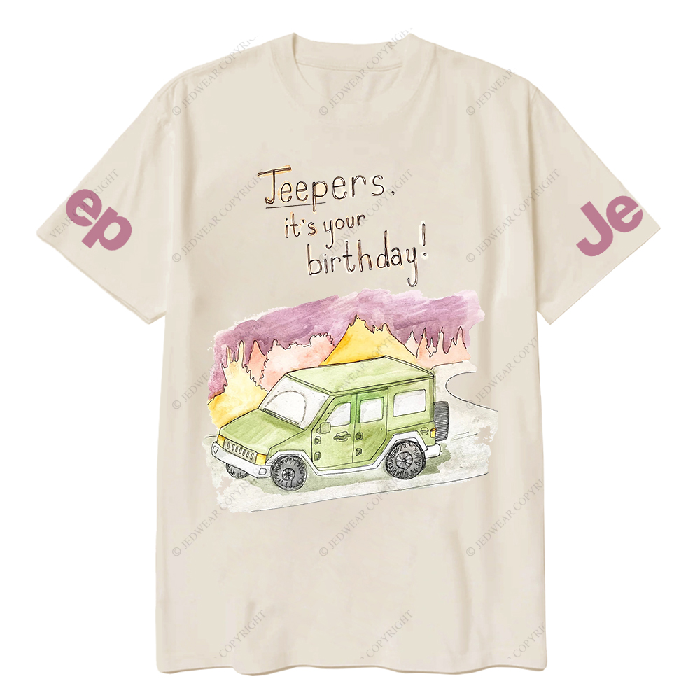 Funny Off-Road Cartoon It's Your Birthday Jp T-Shirt