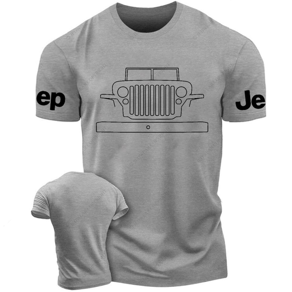 Clipart Line Drawing Off-Road Vehicle Willys Jp T-Shirt