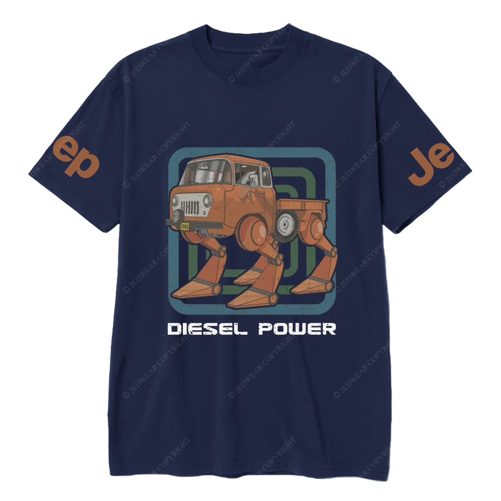 Funny Style Diesel Power Red  Four Wheeler JP T-Shirt