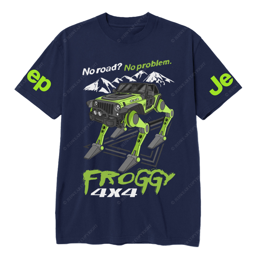 No Road No roblem  Froggy JP T-Shirt