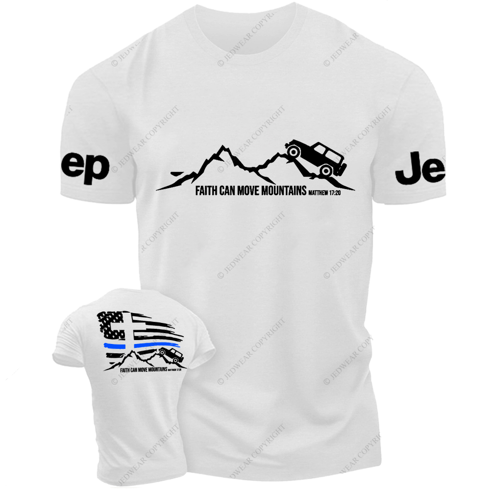 Religion Jesus Police The Blue Line Jp T-Shirt