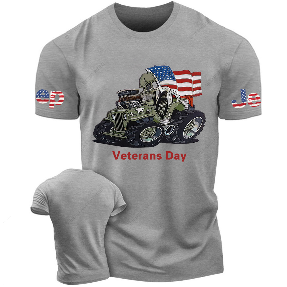 Veterans Day American Flag Patriot Jp T-Shirt