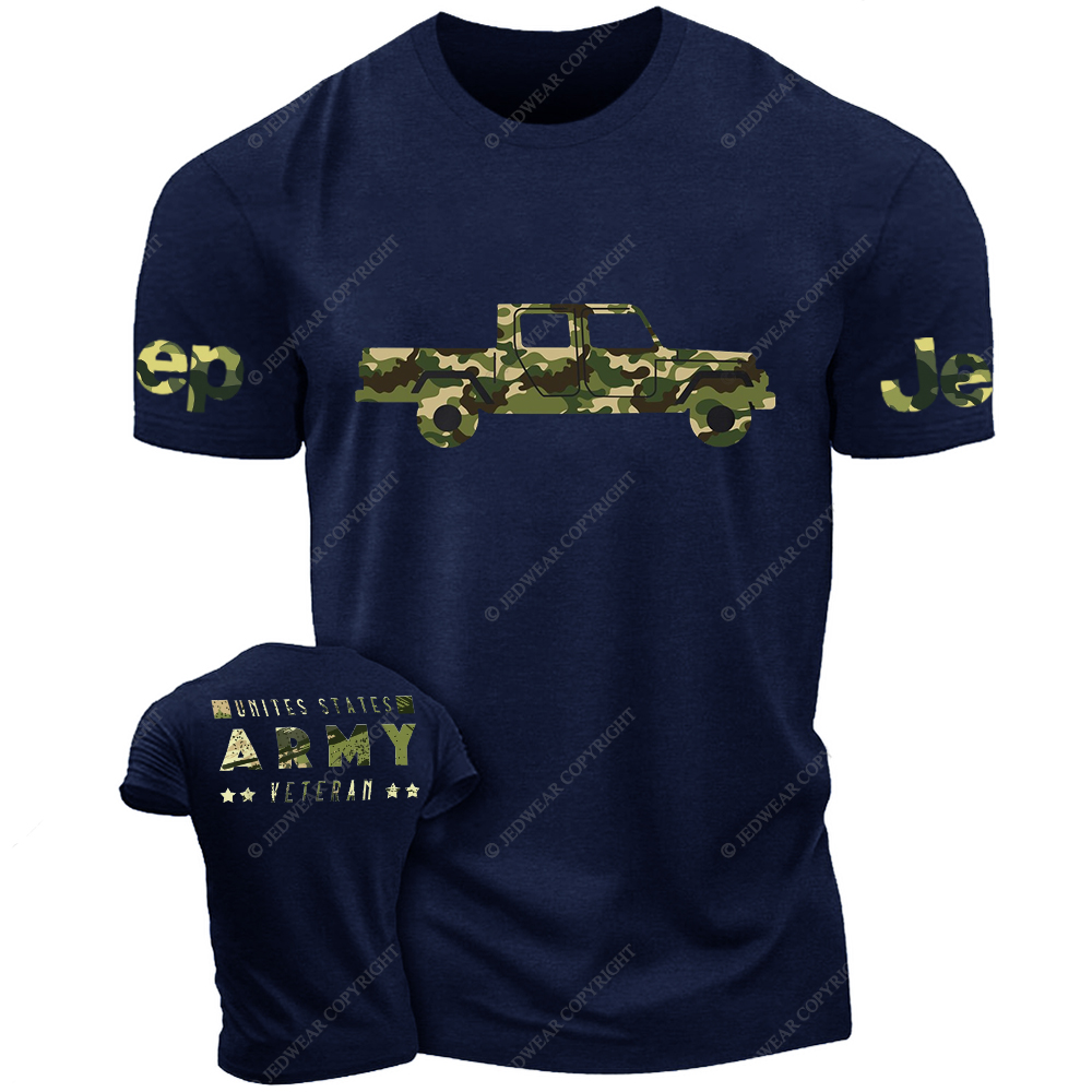  Green Camo Gladiator Truck Camouflage Camo Truck Lovers Jp T-Shirt