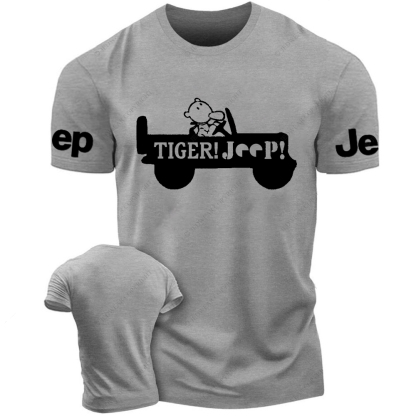 Tiger Driving A Car Jp T-Shirt