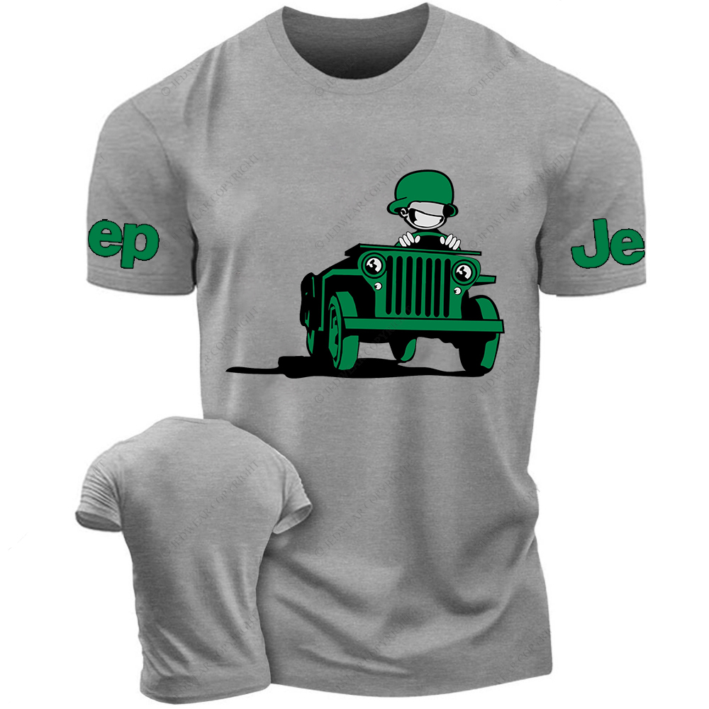 Cartoon Green Car Funny Jp T-Shirt