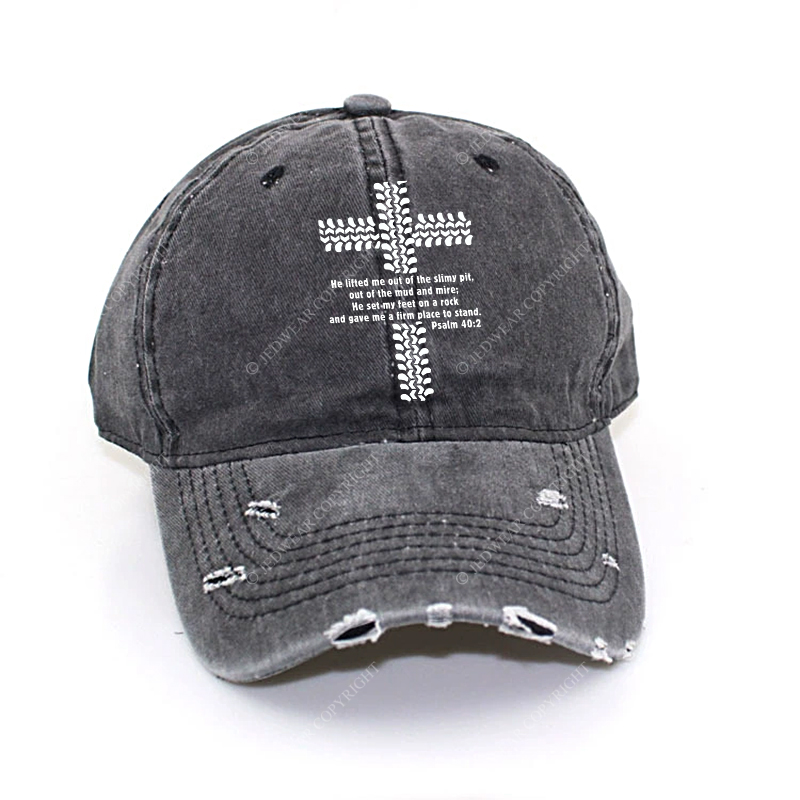 Religion Cross Jesus Bible Wheelmarks Psalm Jp Baseball Cap