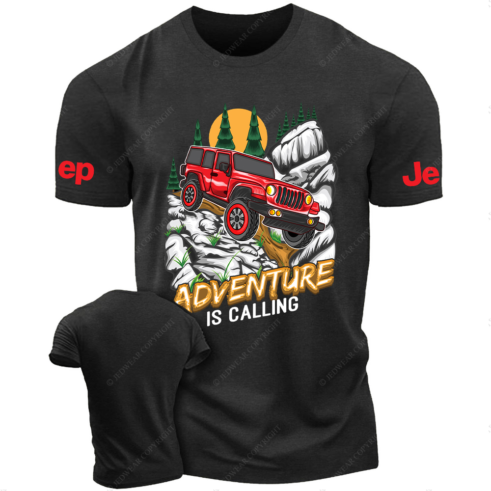 Adventure Is Calling Mountain Road Stones JP T-Shirt
