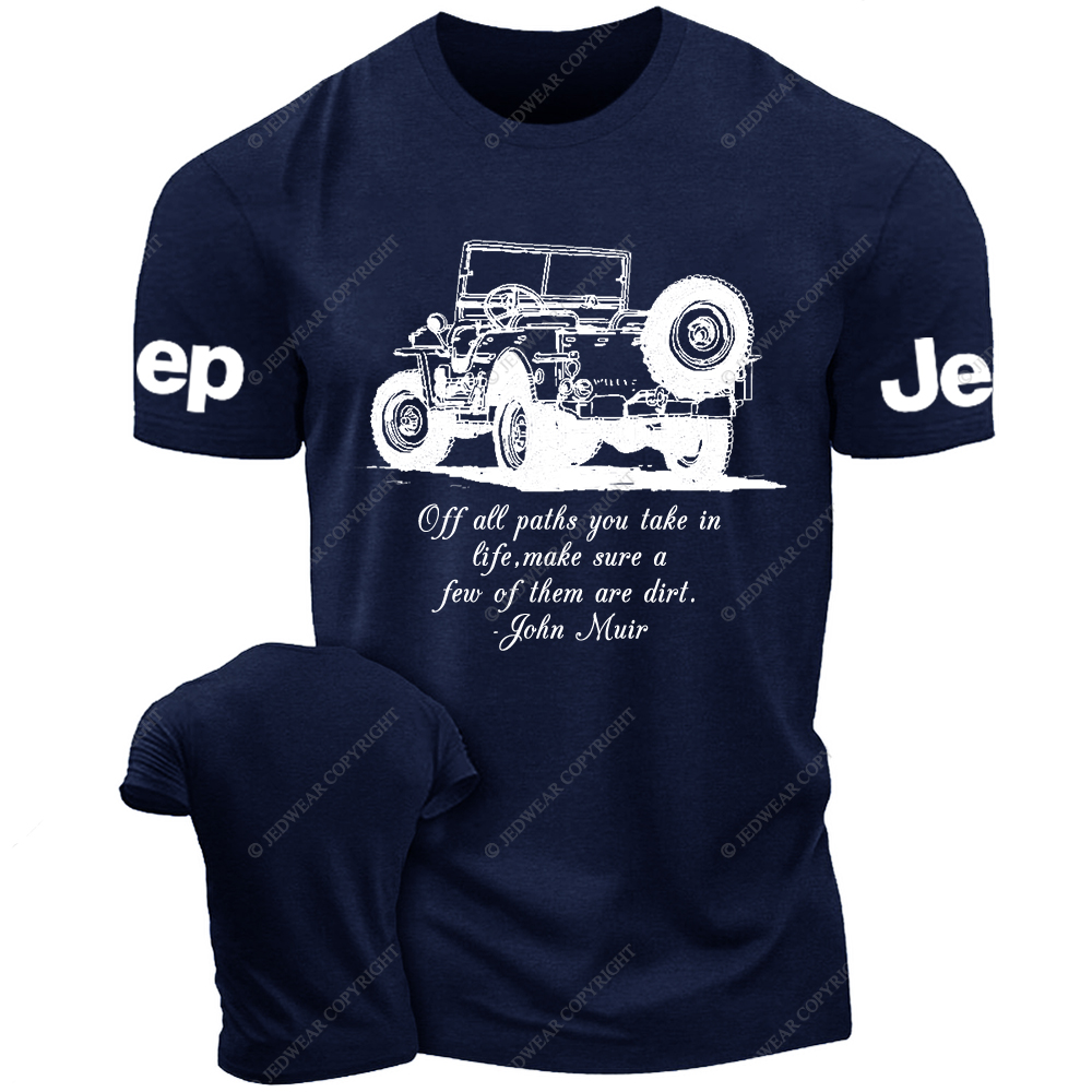 Willys Vintage US Military Offroader 4x4 Jp T-Shirt