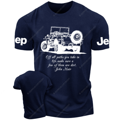 Willys Vintage US Military Offroader 4x4 Jp T-Shirt