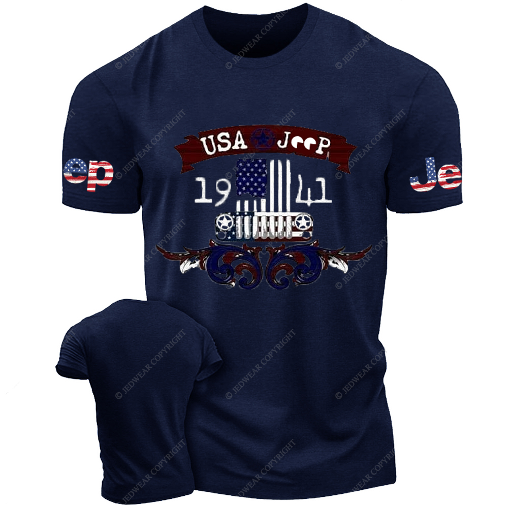 USA American Flag Military Star 1941 Jp T-Shirt