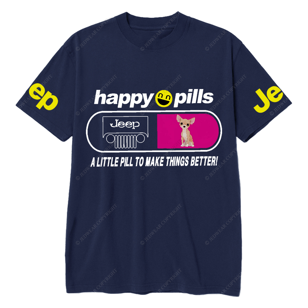 Pet Happy Pills A Little Pill To Make Things Better Jp T-Shirt