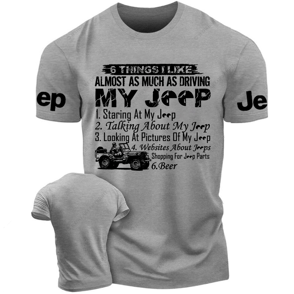 6 Things I Like Almost As Much As Driving Mug On Mug Jp T-Shirt