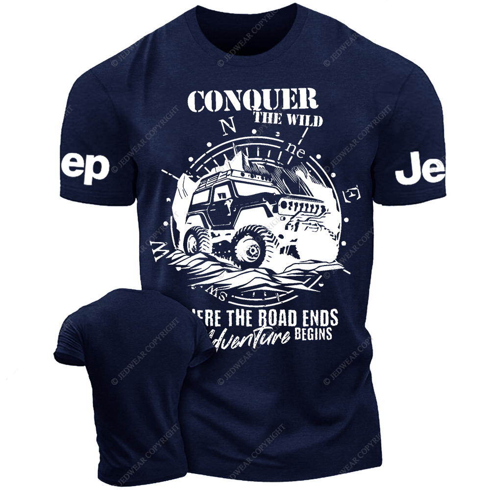 Off-Road 4x4 Car Wild Forest Adventure Jp T-Shirt
