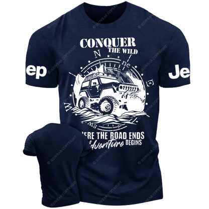 Off-Road 4x4 Car Wild Forest Adventure Jp T-Shirt