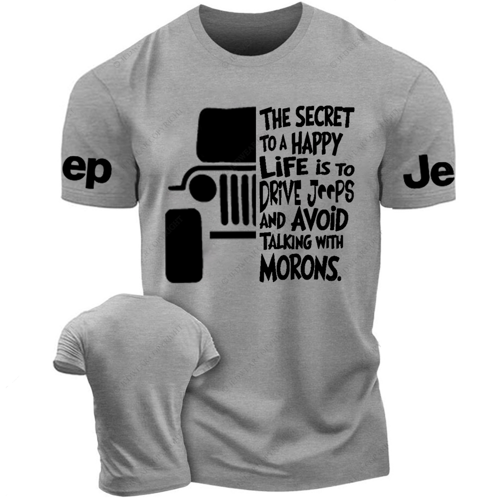 The Secret To A Happy Life Is To Drive Jp T-Shirt