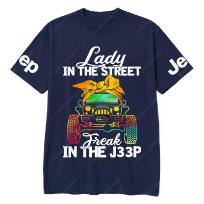 Lady in The Street Freak in The Car Jp T-Shirt