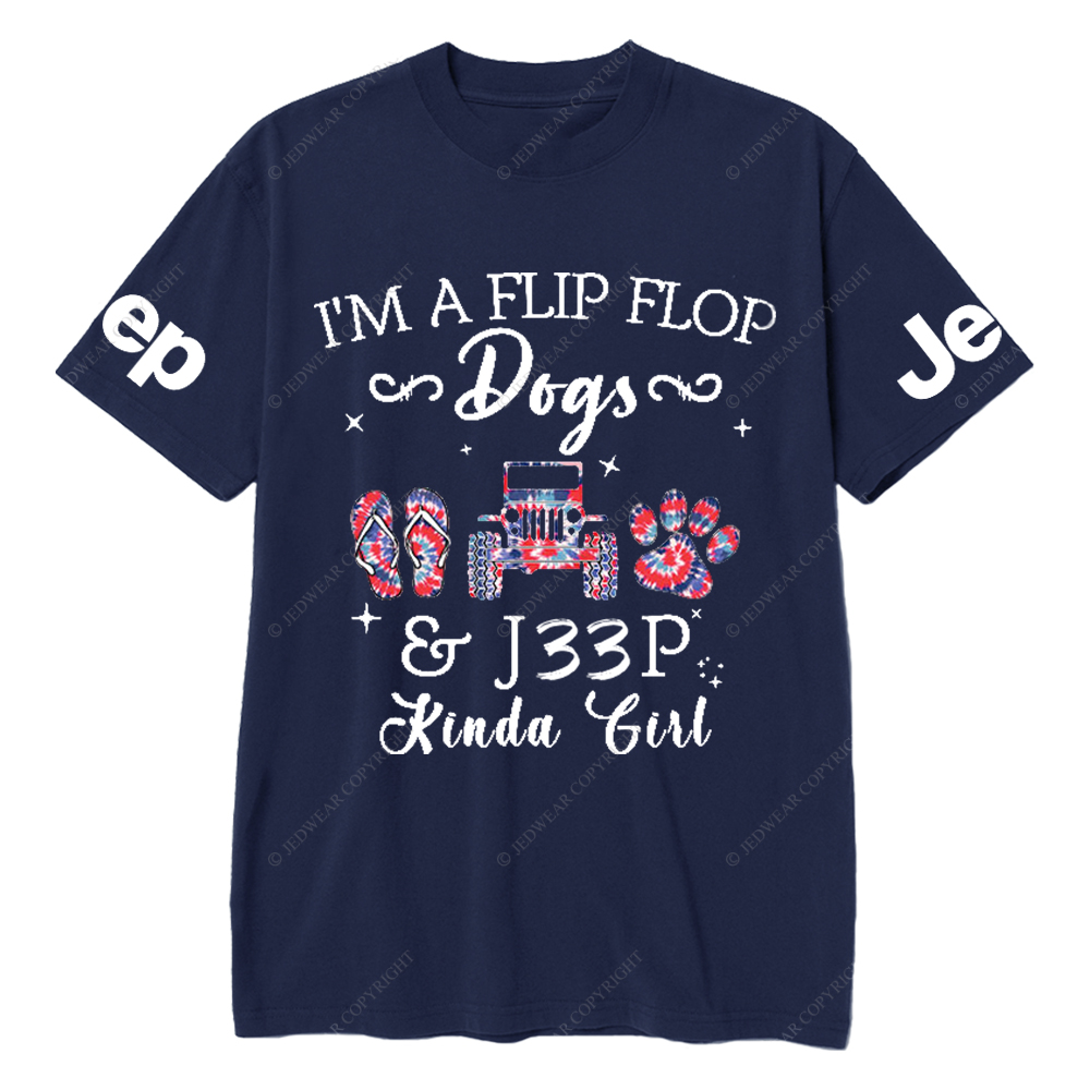 I’m A Flip Flop Dogs Car Kinda Girl Jp T-Shirt