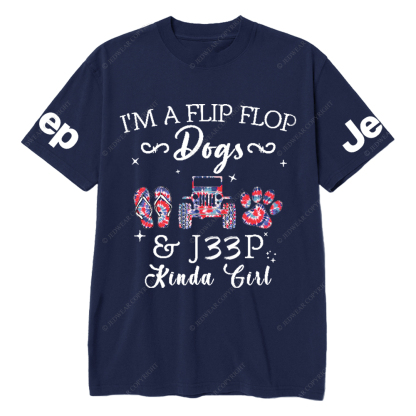 I’m A Flip Flop Dogs Car Kinda Girl Jp T-Shirt