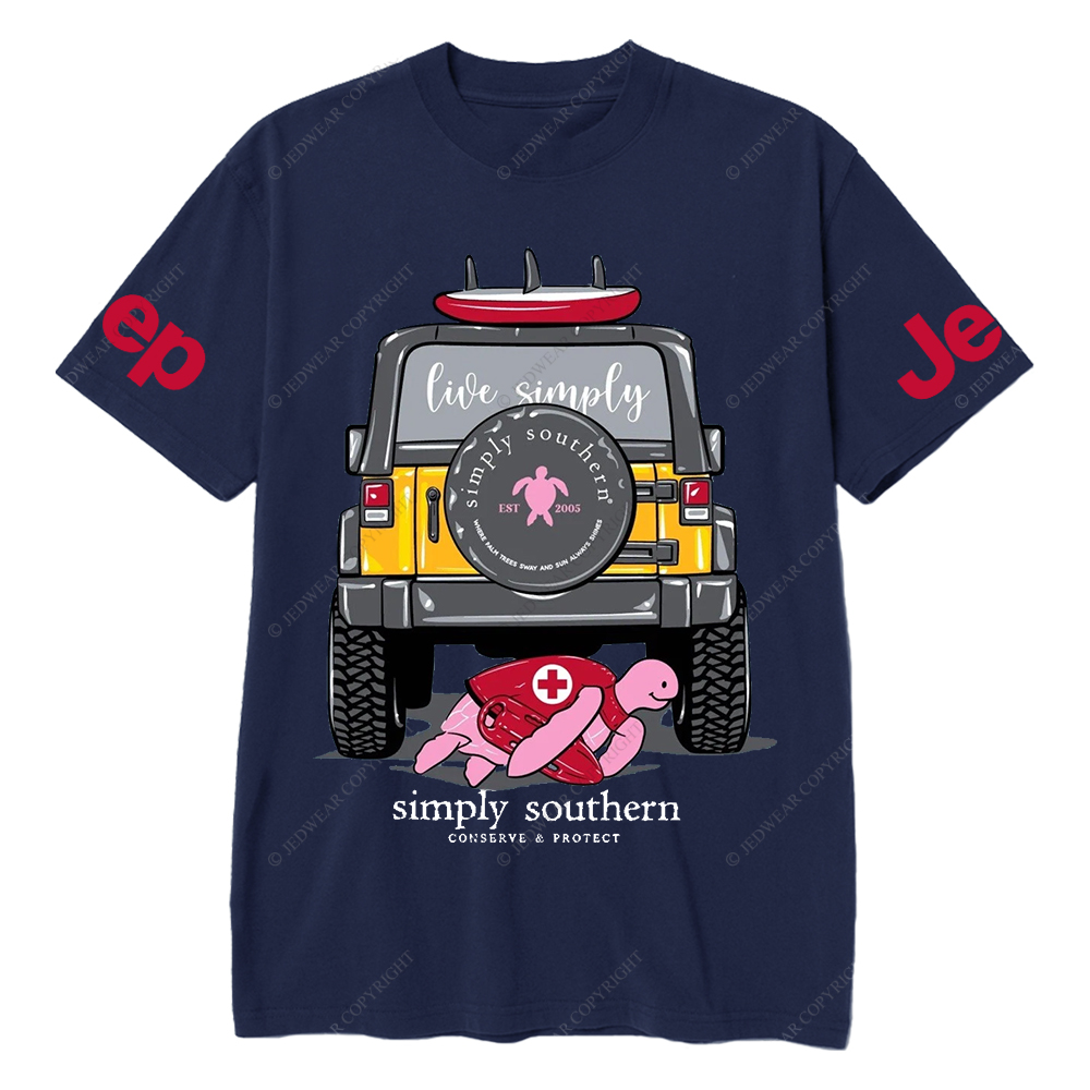  Simply Southern Turtle Tracker Lifeguard Patrol  Rider Jp T-Shirt