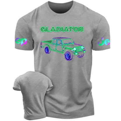 Colorful Neon Lines Gladiator Jp T-Shirt