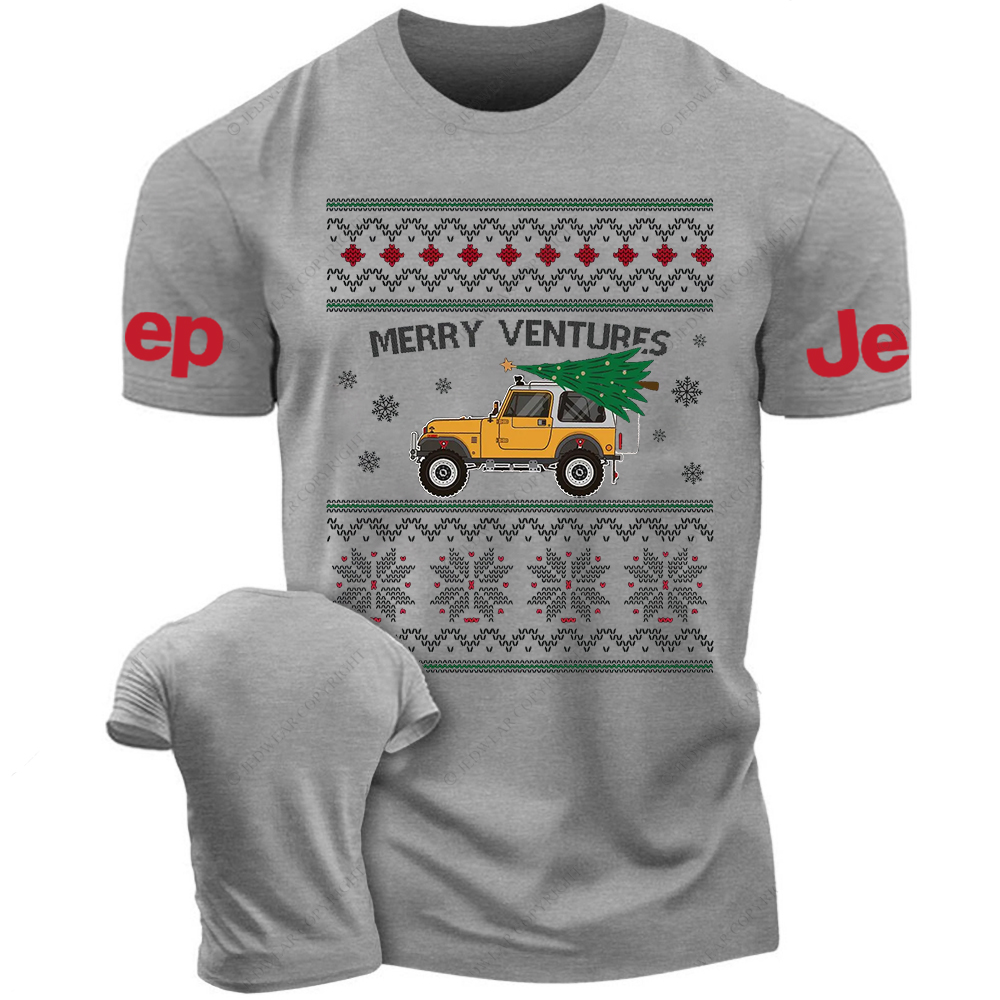 Ugly Christmas Merry Ventures Jp T-Shirt 