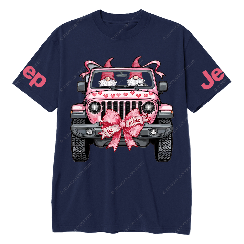 Valentine Gnomes Pink Car Jp T-Shirt