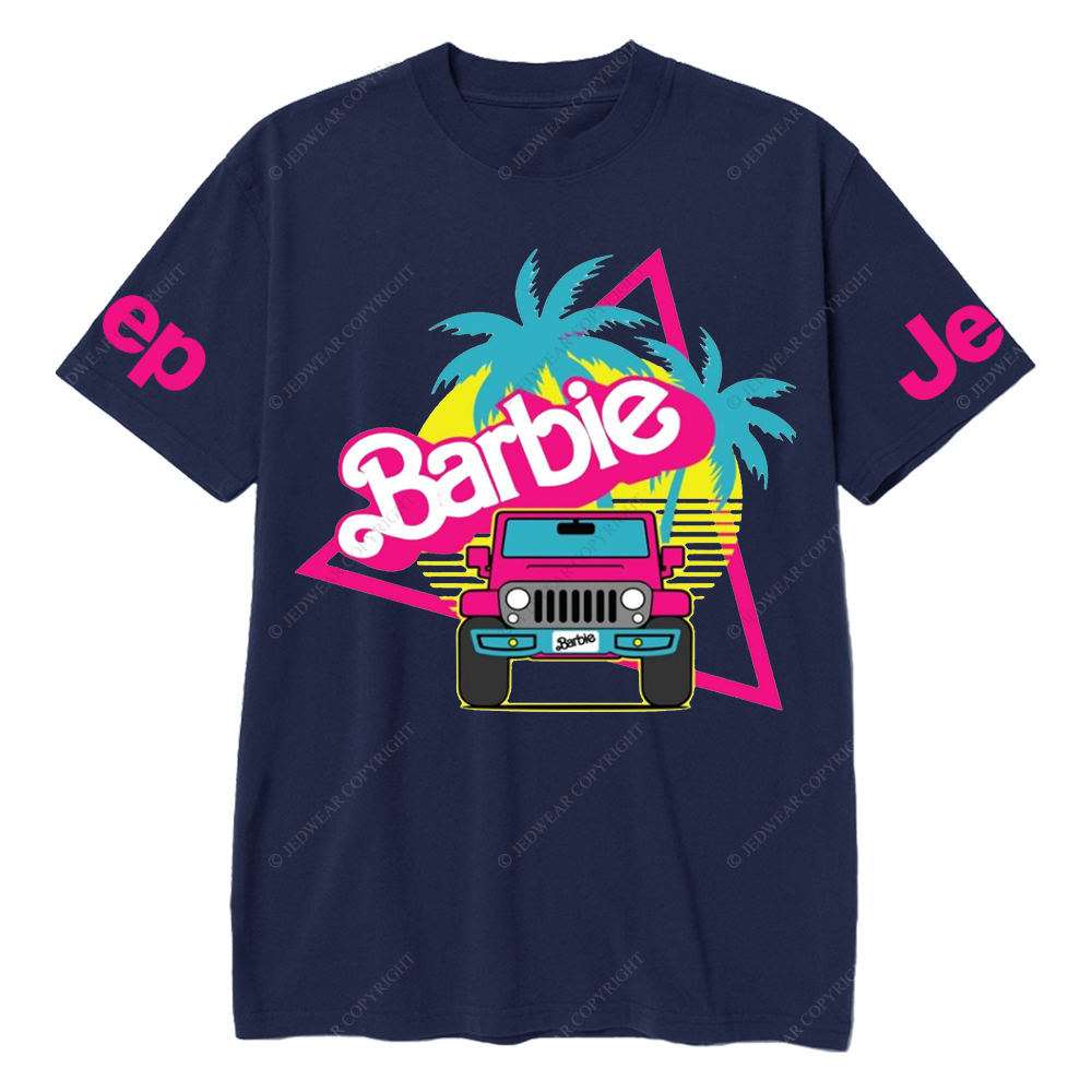 Off-Road Adventure Pink Vehicle Barbie Jp T-Shirt