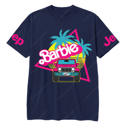 Off-Road Adventure Pink Vehicle Barbie Jp T-Shirt