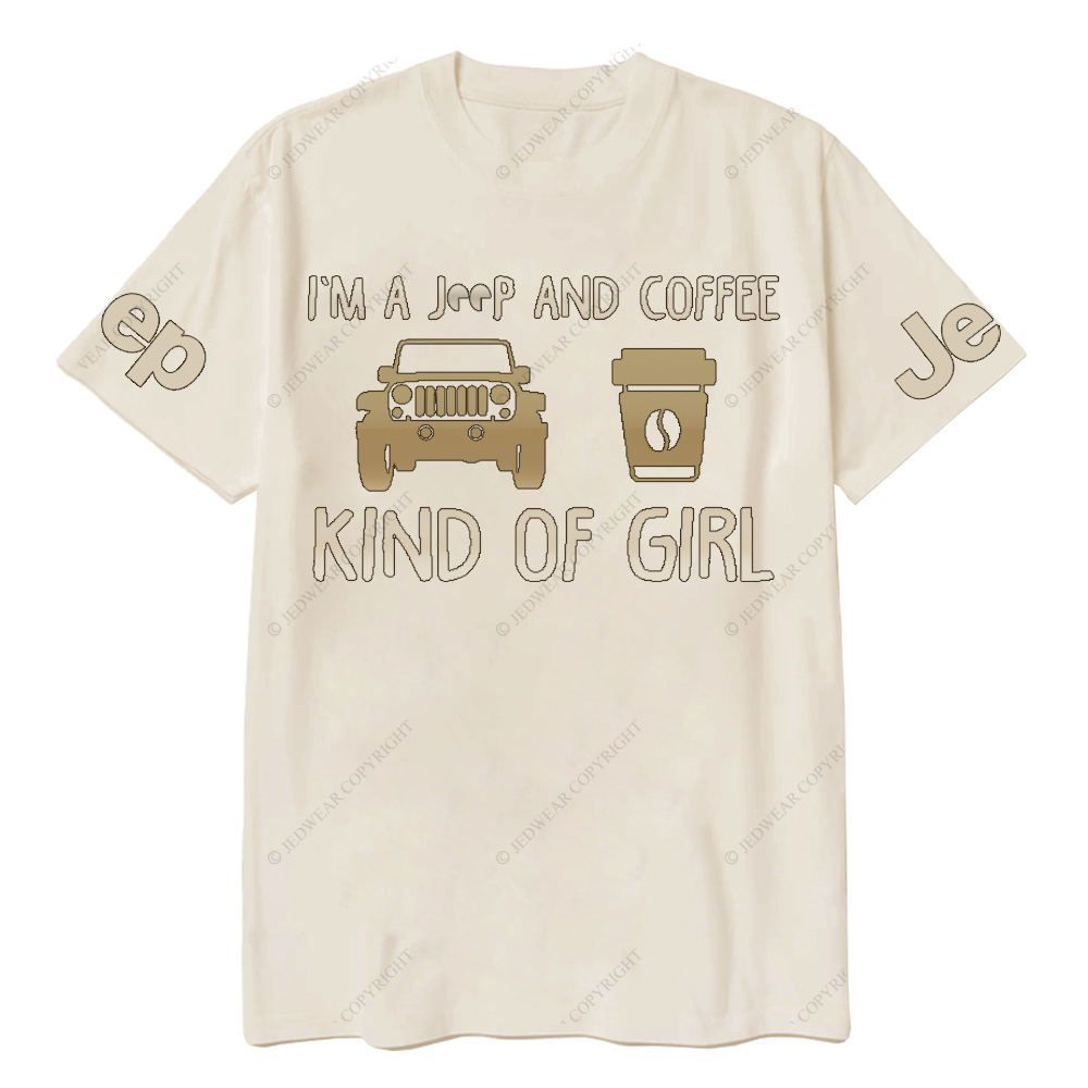 I’m A Car And Coffee Kind Of Girl Jp T-Shirt