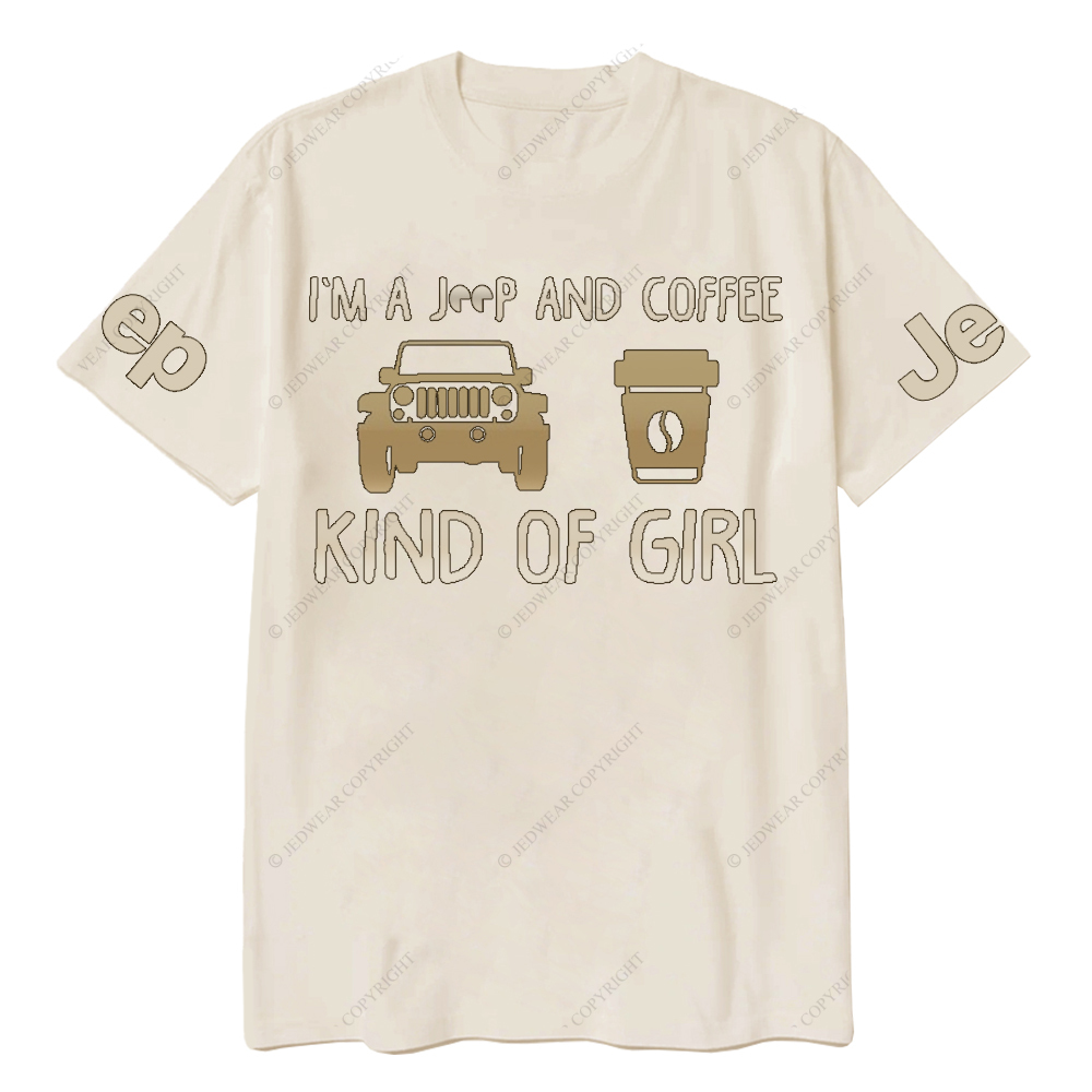 I’m A Car And Coffee Kind Of Girl Jp T-Shirt