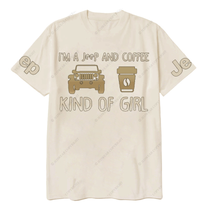 I’m A Car And Coffee Kind Of Girl Jp T-Shirt