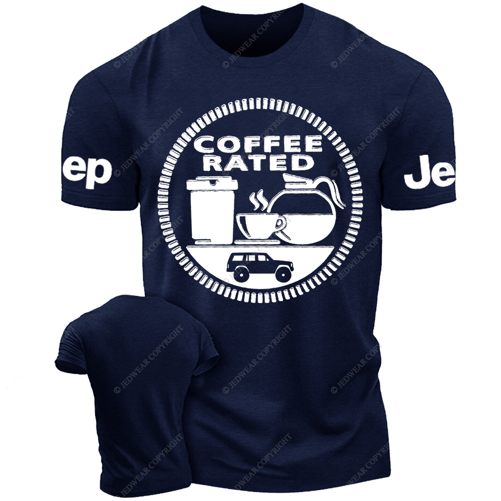Coffee Rated 4x4 Offroad Car  Jp T-Shirt 