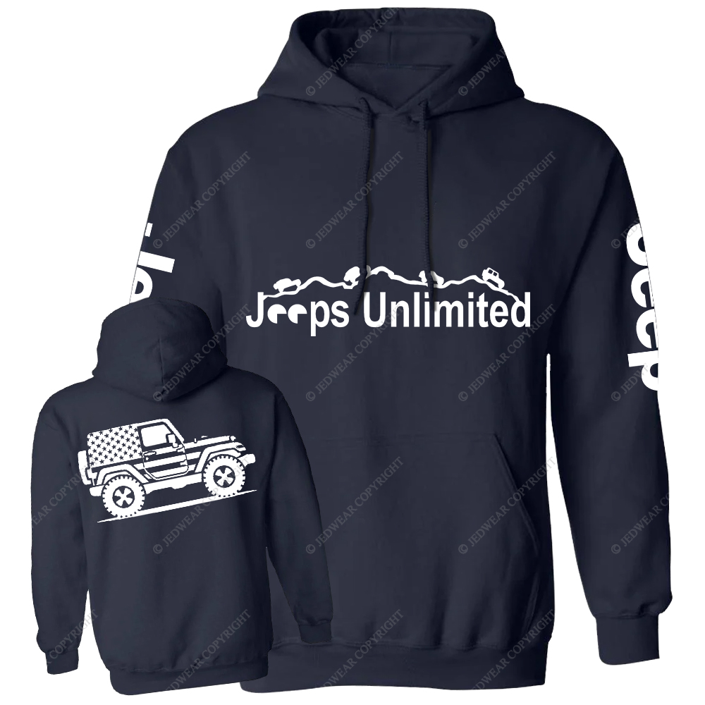 American Flag Unlimited Jp Casual Hoodie