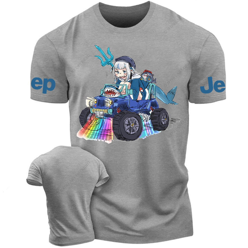 Gooba Cartoon Dolphin Drivering Jp T-Shirt 